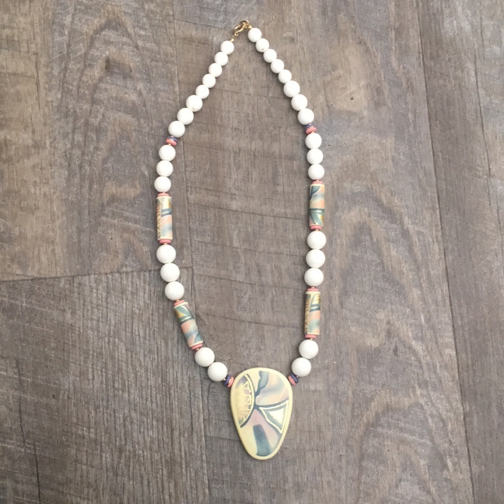 Japan made Oriental Beaded Necklace - Picture 2 of 6